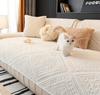 Nordic Style Plush Sofa Cushions Universal Non-Slip Couch Cover Towel Sofa Protective Mats Living Room Decoration Sofa Cushion