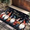 Weihnachtsbaum Weihnachtsmann Rentier Weihnachtseingang Tür Bodenmatte Festliche Dekorationen Teppich Badezimmer Anti-Rutsch-Matte Eingang Fußmatte