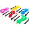 2pcs Quick Skipping Test Speed Skipping Rope Thin Handle Rope Crystal Clear Pvc Skipping Rope