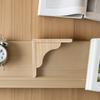 Dreieckige Regalhalterungen Natur Massivholz Stütze für Schweberegale Arbeitsplatten Bücherregale Wandmontage DIY