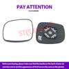 For RAM CV Tradesman 2012-2015 Auto Car Left or Right Heated Clear Rear View Side Mirror Glass Lens Accessories LH RH