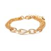 Bracelet - LUXENTER - Hidvis - 925 Sterling Silver - 18K Yellow Gold - Cubic Zirconia