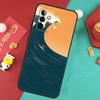 Surfing Wave Case For Samsung Galaxy A56 A36 A26 A16 A06 A13 A33 A53 A15 A35 A55 A34 A54 A12 A32 A52 A17