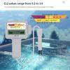 2 In 1 Chlorine Detector PH & CL2 Meter Monitor PH Chlorine Meter Aquarium Hot Spring Water Quality Swimming Pools Checker