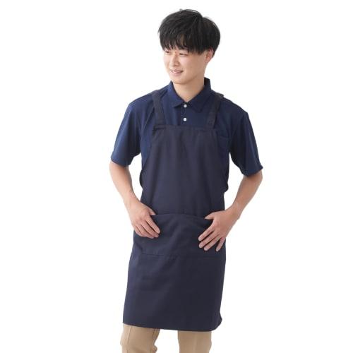 Catch Apron with Pocket, Neck Strap, Men's and Women's, Navy, Size F