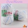 Fio de Tricô Macio para Bebê de Algodão com Carvão de Bambu Material DIY para Projetos Manuais