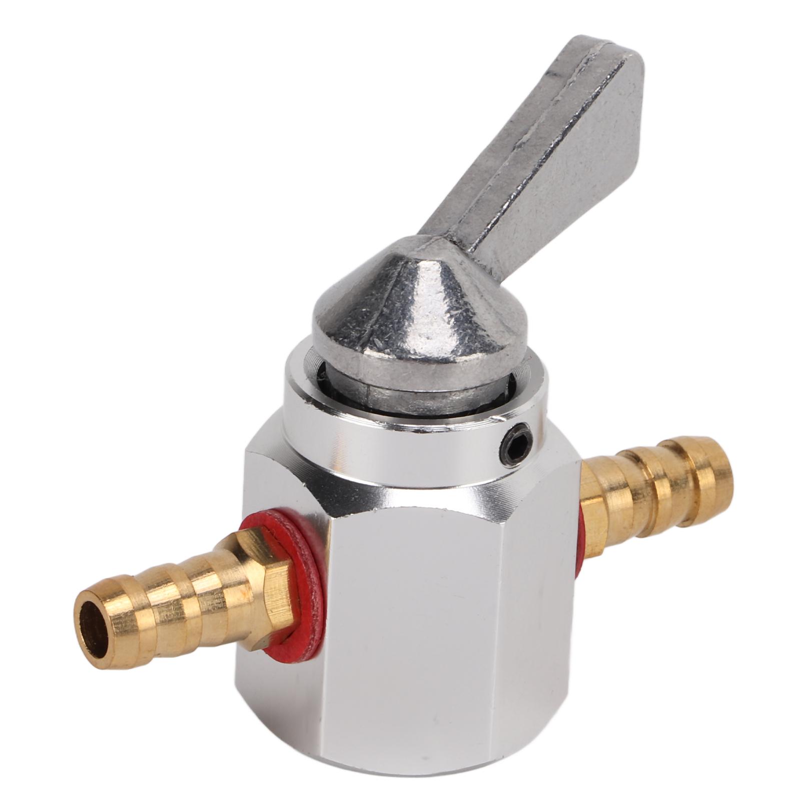 

Запасной топливный кран, переключатель, запорный клапан, аксессуар из алюминиевого сплава для мотоцикла для мотокросса, серебристый серебряный