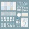 Large capacity: 126 pieces Scrapbooking material Set Vintage Planner handmade DIY Craft Supplies