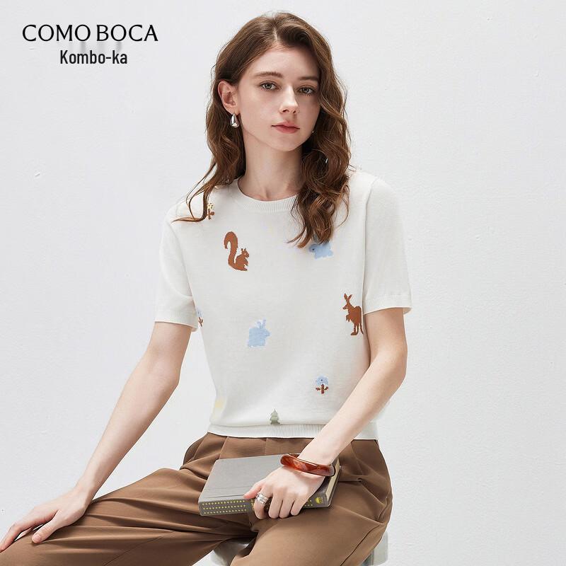 

Kemonboca Women s Short Sleeve Knit T-shirt L