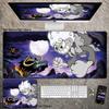 Hohe Auflösung ONE PIECE Leder-Mauspad Luffy Schreibtisch-Pad Rutschfest Wasserdichtes Mauspad Übergroß Jungen Animation E-Sport Spiel Tastatur-Pad