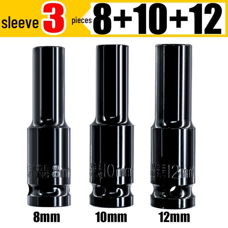 Electric Hex Wrench & Screwdriver Set, 8-32mm - Includes Socket Head, Extension, Air Gun, & Copper Components