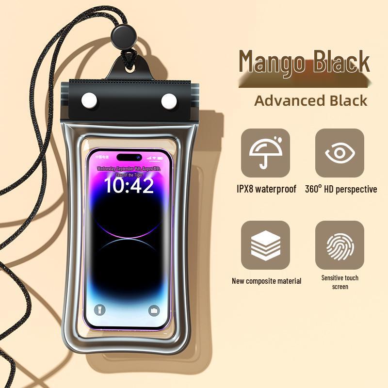 Waterproof Touchscreen Mobile Pouch: For Swimming, Rainproof, Neck Hanging, Underwater Photography, Rafting, and Travel.