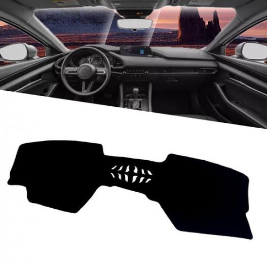 Car DashMat Dashboard Cover Non-slip Sun Protector Mat For Mazda Mazda3 -21