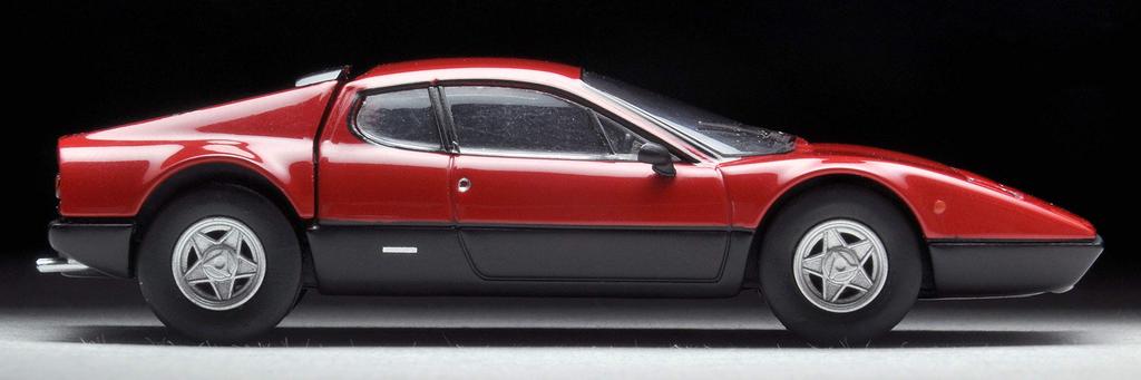 Tomica Limited Vintage Neo Ferrari 365 GT4 BB 1/64 TLV-NEO Red/Black (Finished Model)