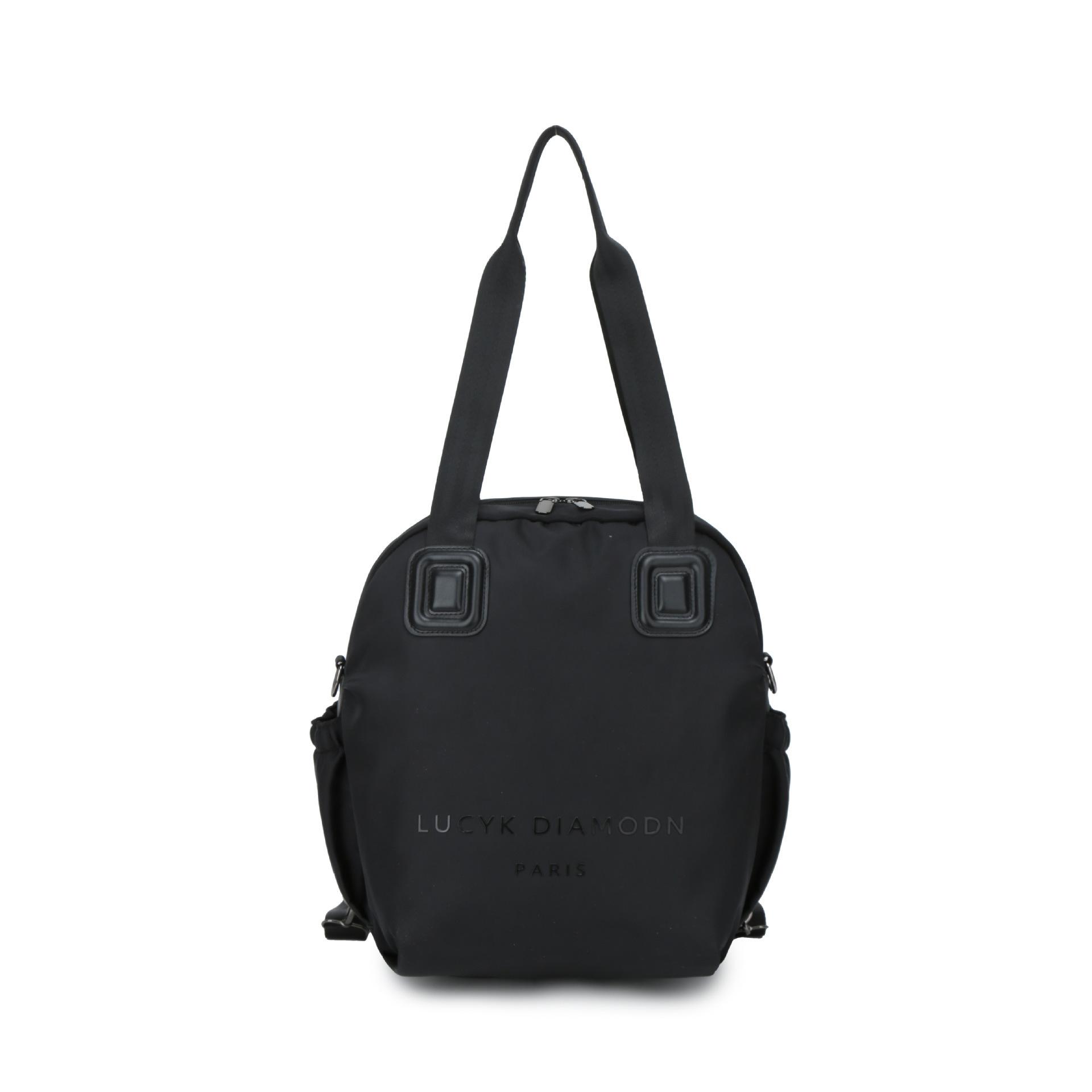 Fashionable And Simple Multifunctional Backpack Waterproof Light Large Capacity Oxford Fabric Bag чёрный