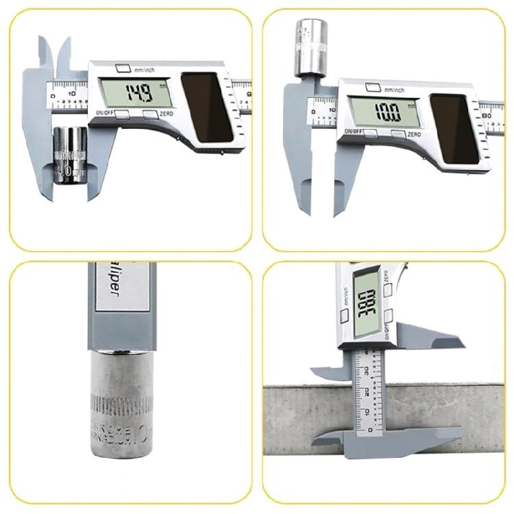 Electronic Digital Vernier Caliper Depth Gauge 150mm 0-6" Inch/Metric Conversion
