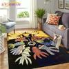 New Cartoon Naruto Carpets Kids Crawling Carpets Living Room Tea Table Mats Bedroom Rug Washable Floor Mats Household Area Mat