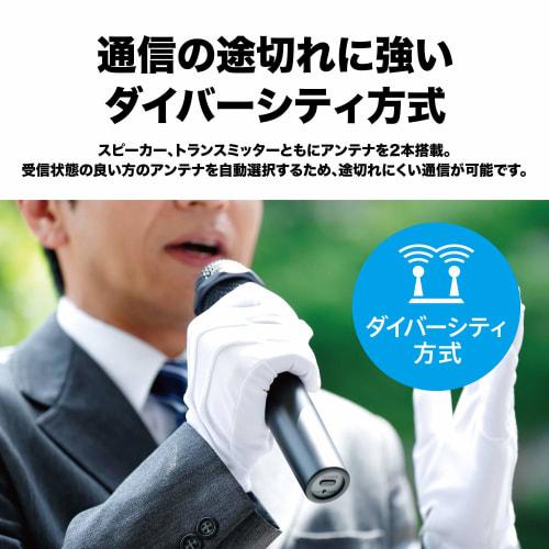 Audio-Technica ATW-SP1910/MIC Digitales Drahtlos-Verstärkersystem, 1,9-GHz-Band, Inklusive eines Mikrofons