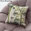 Vintage Fresh Floral Mushroom Throw Pillow Covers Pattern Cushion Cover Suitable For Sofa Bedroom Car Pillow Cover
