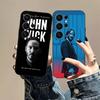 1pc Classic J-john Movie W-wick Phone Case For Samsung S 24 Fe 25 Ultra Plus 20 Lite 21 30 22 23 24 22 Ultra 5G Fundas