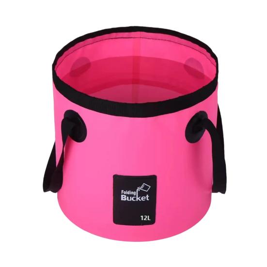 12/20L Collapsible Water Bucket with Double Handles, Large Foldable Water Container, Portable Water Pail for Outdoor, Camping, Fishing, Car Washing