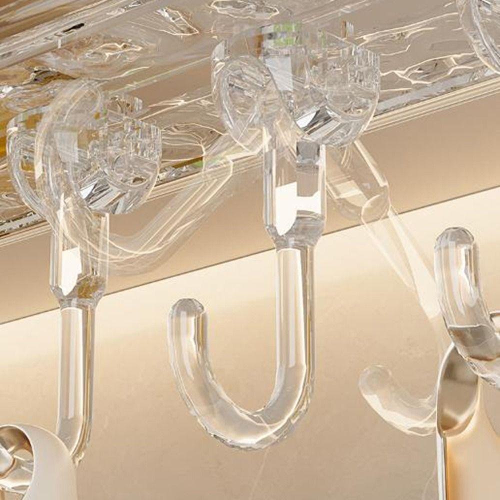 2Pcs Space Saving Suction Cup Hooks Punch Free Door Back Gap Rack Practical Towel Key Hook  for Home