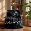 Scream Custom Flannel Blankets Soft Warm Cozy Throws for Home Decor Holiday Gifts