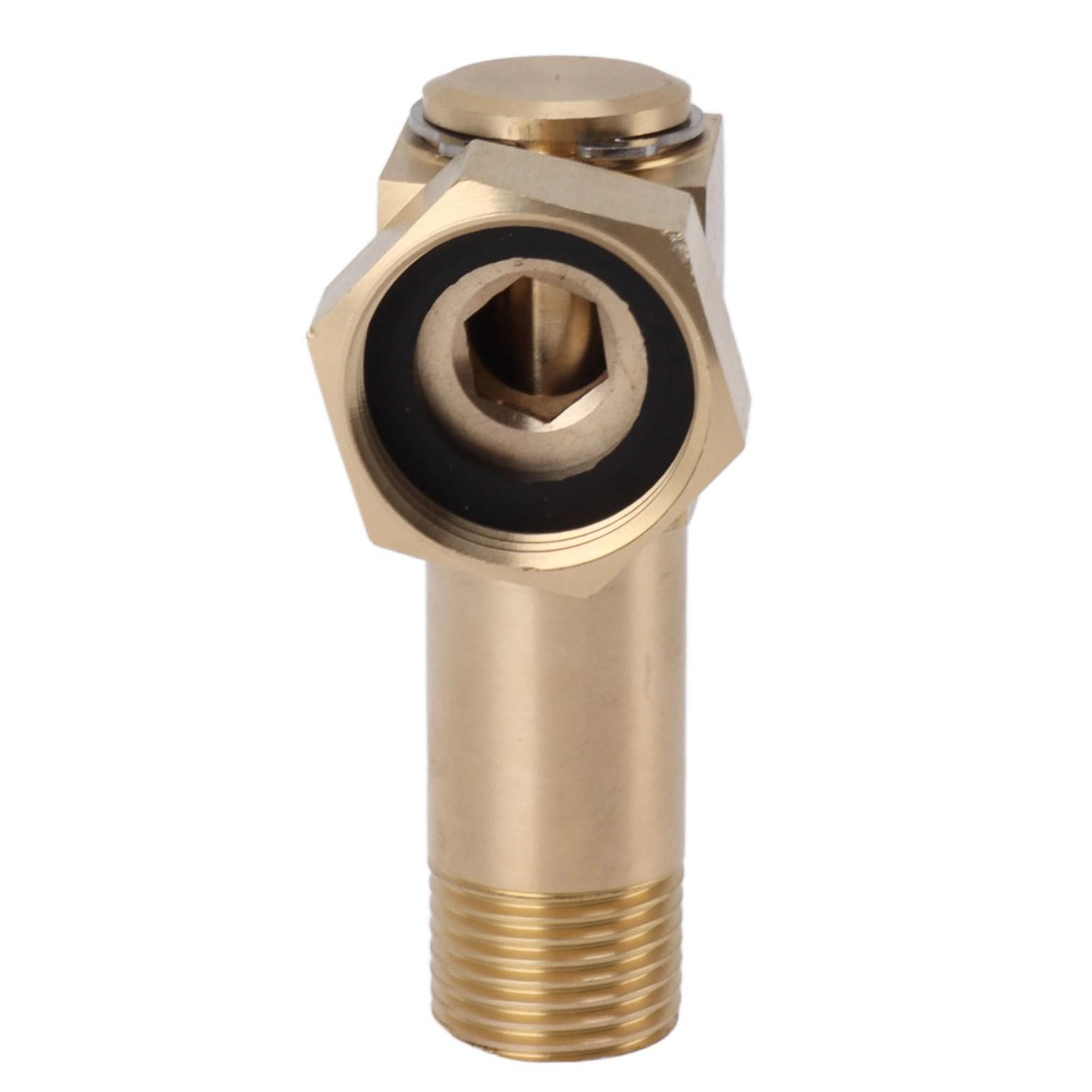 

Garden Hose Adapter G1 2 High Hardness Brass Hose Elbow Connector for Replacement