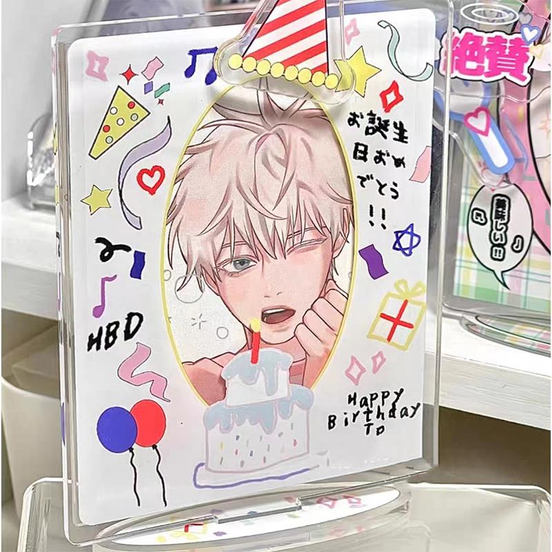 Arylic Photocard Holder 3 Inch Kawaii Photo Frame Picture Protector Card Case Idol Star Photo Binders Photo Packaging Supplies