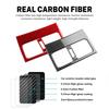 Real Soft Carbon Fiber Sticker For Subaru Legacy Outback 2015 2016 2017 2018 2019 LHD RHD Car Rear Air Outlet Panel Accessories