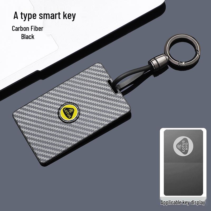 Lotus ELETRE/EMEYA Blumiger NFC-Kartenhalter Kohlefaser Autoschlüssel-Etui