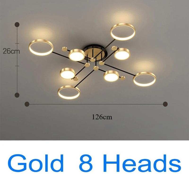 Modern Minimalist New Chandelier LED European Indoor Home Lighting Living Room Dining Room Bedroom