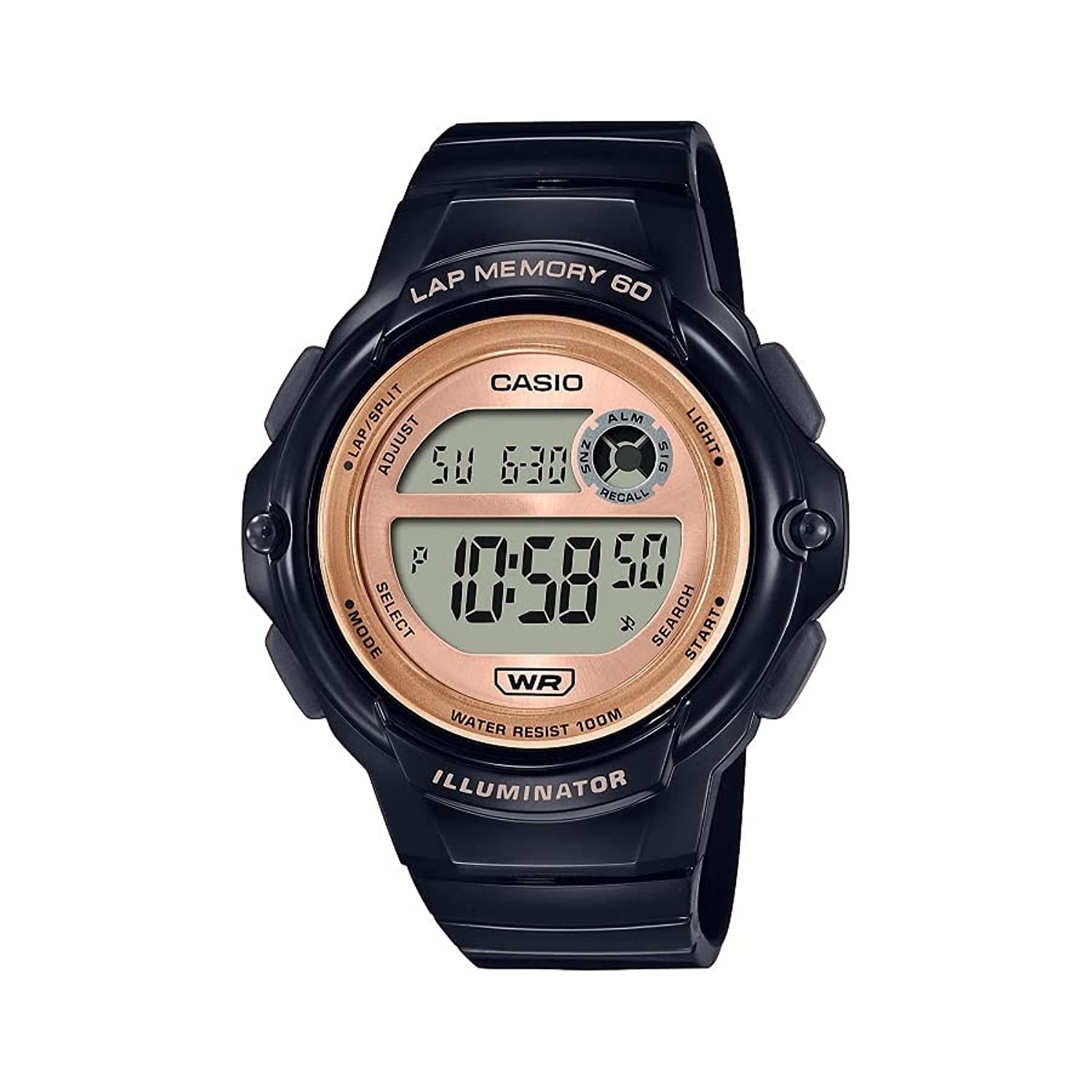 

Женские часы Casio Black LWS-1200H-1AVDF,