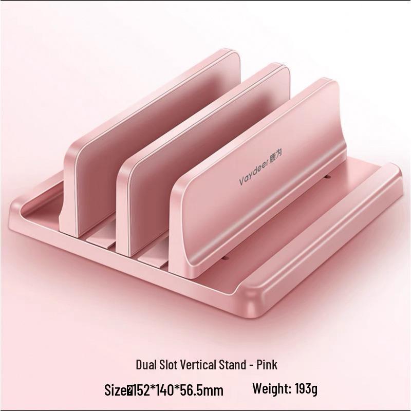 Laptop Vertical Stand and Desktop Storage Rack Bracket