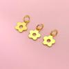 Sterling Silver Flower Pendant: Chinese Style Handmade Crystal Bracelet & Necklace Charm for DIY Beading & Rope Weaving.