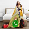Warm Soft Blanket Decorative John Pork Is Calling Throw Blanket  Flannel Bedspread For Bedroom Street Trend Sofa Bed Cover