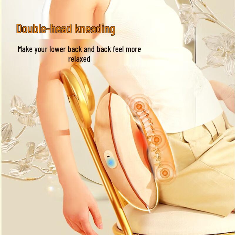 Ergonomic Memory Foam Lumbar Massager