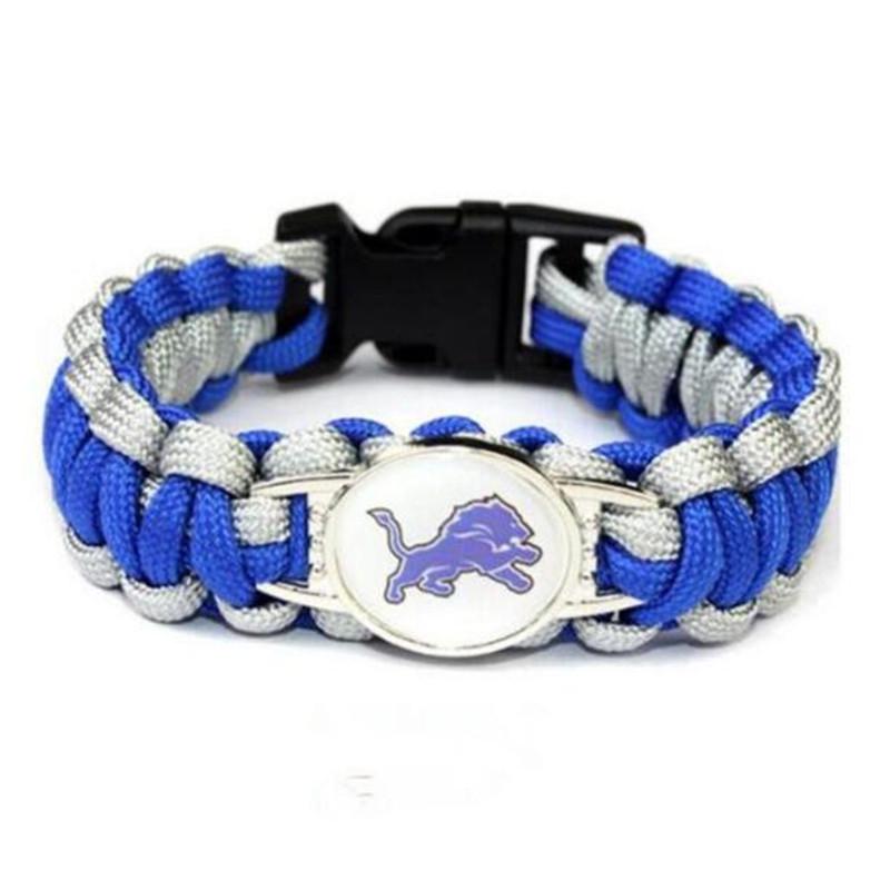 Handgeflochtenes NFL Paracord-Armband für Herren - 32 Teamoptionen für europäische & amerikanische Sportler
