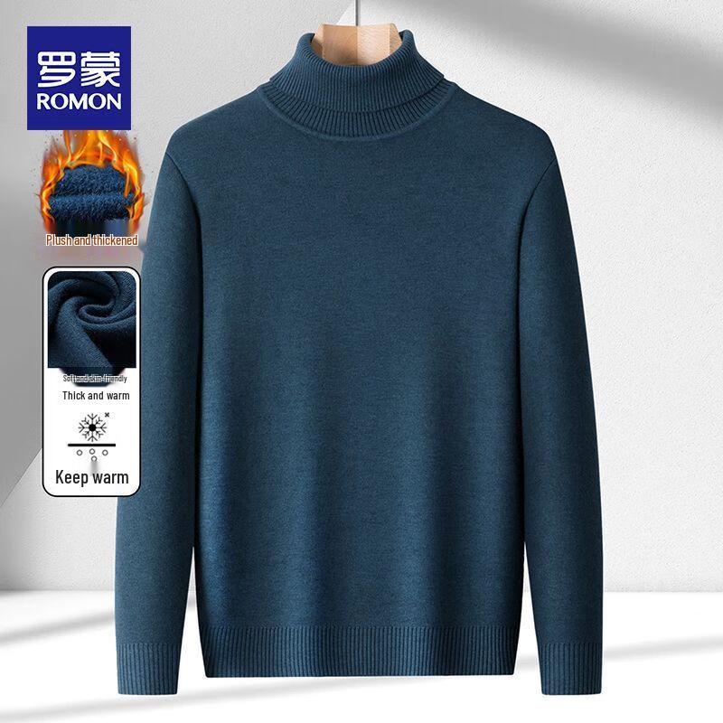 

Men s High-Neck Long-Sleeve Knit Pullover 3XL