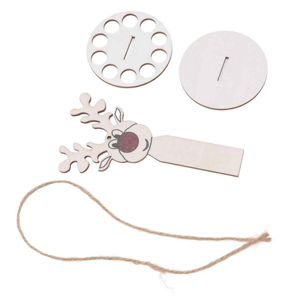 Madeira Natal Único Porta Dinheiro Bolo de Dinheiro Enfeites de Natal DIY Pequena Decoração