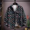 Trendy Men's Full Print Casual Jacket for Spring and Autumn 2025