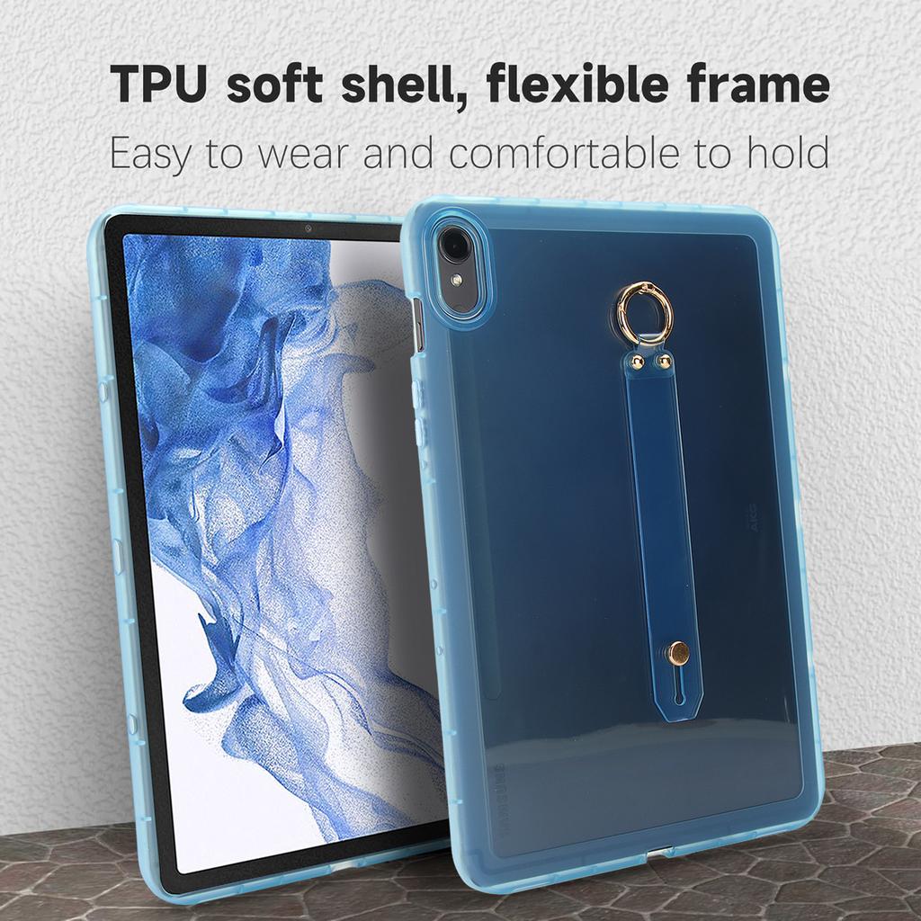 For Samsung Galaxy Tab S9 Case Shockproof TPU Tablet Cover with Wristband