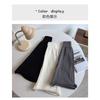Women's Autumn and Winter New Bell Mouth Jk Solid Color Socks To Keep Warm Personalized Versatile Wool Leg Guards Knitted Leg Covers Stacking Socks