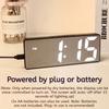 Desktop Digital Clock Tabletop Led Watch Alarm Clock Bedside Table Voice Control Led Digital Clock for Bedroom NZ0032