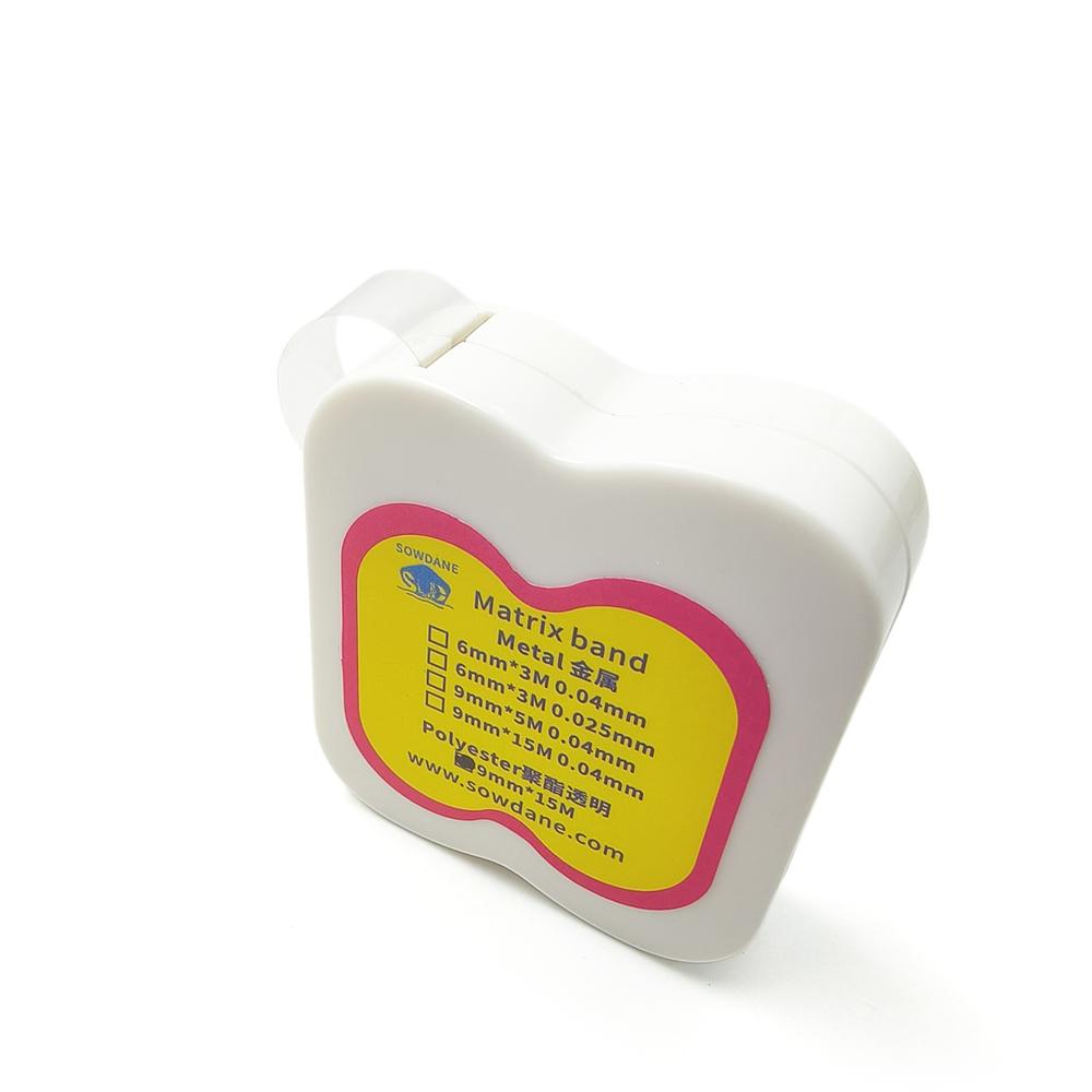 Dental Teeth Whitening Striproll Stainless Steel /Polyester Matrice Bands Dental Metal Matrice Matrix Ring Dental Material