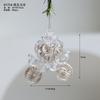 Modern Acrylic Christmas Tree Ornaments Bells Pumpkin Carriage Carousel Ballerina Minimalist Luxury Decor