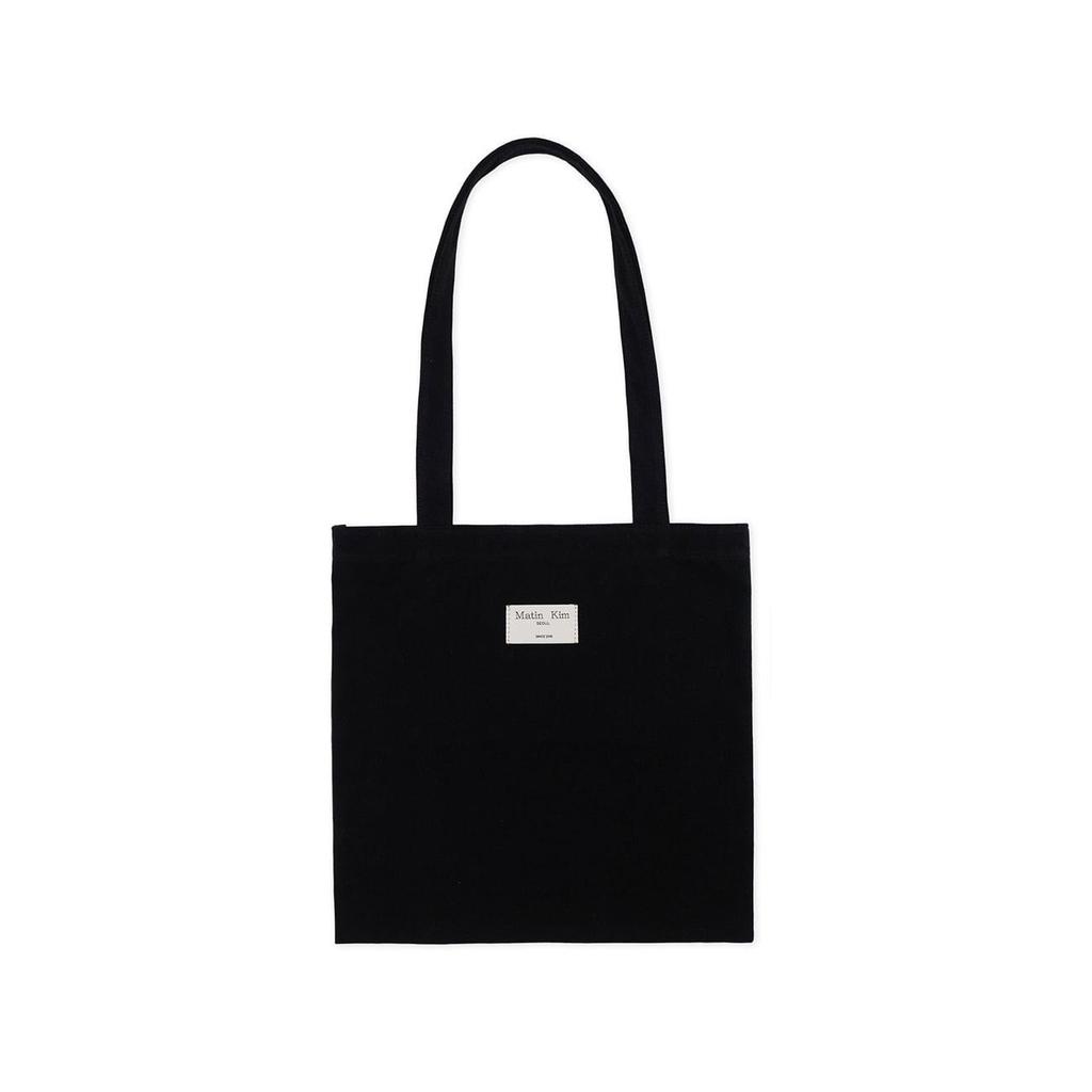 Matin Kim × Daniel Oh Artist Project Eco Bag — Cotton Tote with Painting Artwork Print | Korean Designer Collaboration | White / Black