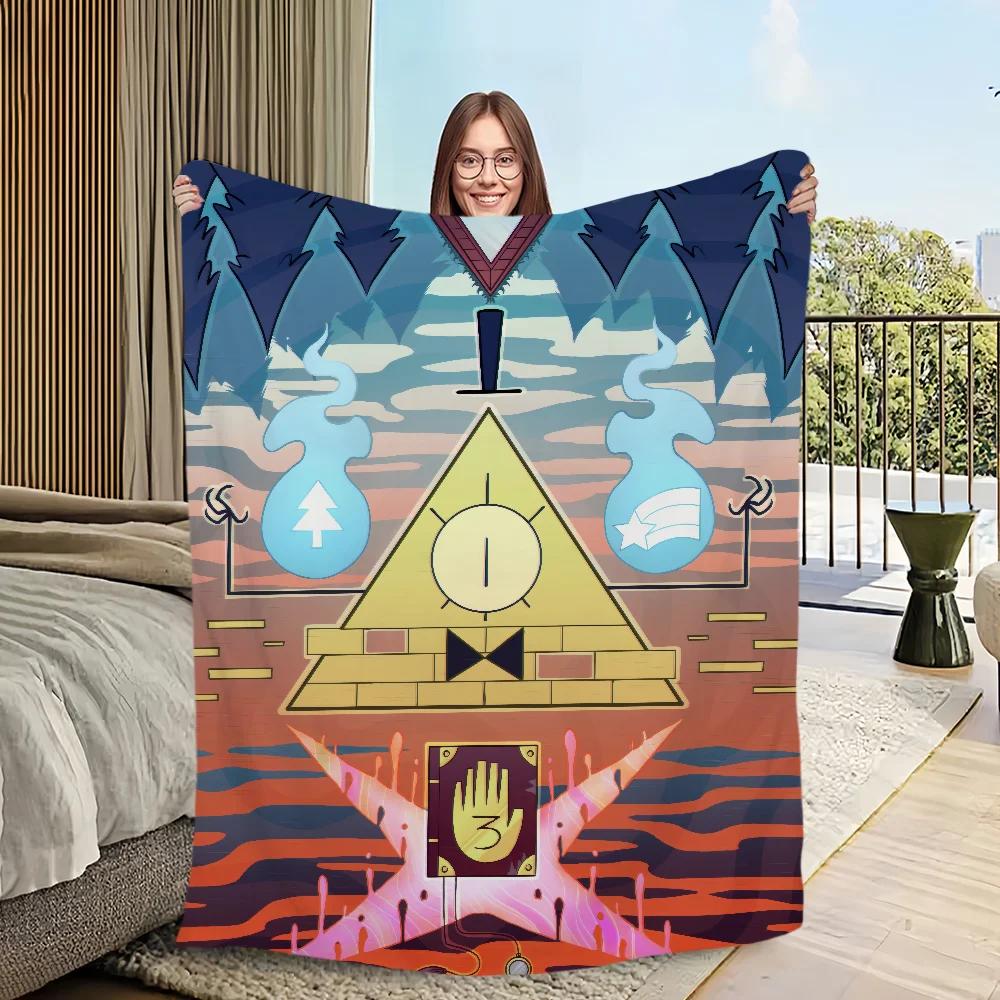 Annier Unisex Cartoon Plush Throw Blankets For Living Room Bedroom Travel Kids Gifts Soft Warm Flannel Blanket For Home Office Sofa
