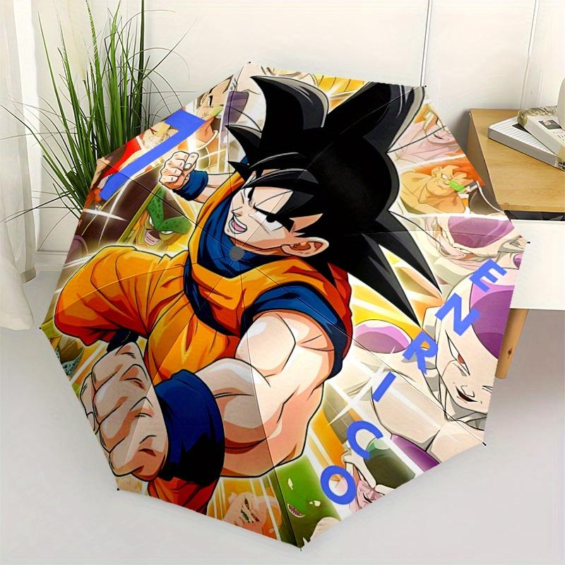 1pc Dragon Ball Z Automatic Umbrella 8-Bone Design Compact Gear for Outdoor Travel, Perfect Gift for Friends or Family yy280828144