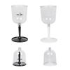 Portable Plastic Wine Glass Resin Collapsible Wine Glasses Cocktail Cup Anti-fall Goblet For Party Picnic Beer Whiskey Drink Cup